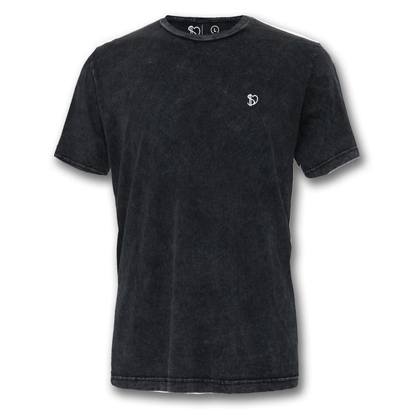 Tees - Black Mineral Wash Tee